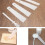 12 Pack Glue Spreader Plastic Smear Plate Scraper Sticks Applicator Tool for Leatherwork Applicator Glue Spreaders 3