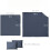 Ashford Home Essentials Bedding, Σετ σεντόνια 4 τεμαχίων King Size, Estate Blue 3