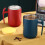 Spill-Proof Stainless Steel Sippy Cup with Handle – Blue 4
