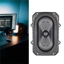 Oval Bass Woofer Sound Speaker System Loud 80W Power 3 Ohm Impedance and 0.05-2kHz Frequency for Boombox3