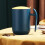 Spill-Proof Stainless Steel Sippy Cup with Handle – Blue 5