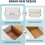 50Pack7x5x4Shipping Boxes για μικρές επιχειρήσεις συσκευασίας, λευκά κυματοειδή χαρτονένια 2