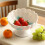 Ceramic fruit stand pedestal snack bowl 1 piece 5