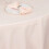 BalsaCircle 120" Blush Rund Premium Polyesterduk Bröllopsduk 6