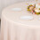 BalsaCircle 120" Blush Rund Premium Polyesterduk Bröllopsduk 8