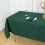 BalsaCircle 152 x 283 cm rektangulär bordsduk i premium polyester, jägergrön 4