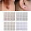 Silver Stainless Steel Ear Piercing Studs 3mm and 5mm Clear 3