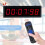 Cronômetro de Corrida LED de 1,5 Polegadas com 6 Dígitos e Display Vermelho, Ideal para Eventos de Corrida e Academia, com Opções de 12/24 Horas, 3