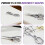 2Pcs Folding Crochet Scissors (3.86"x0.98"x0.24"), for Thread Trimming & Embroidery, Compatible with Sharp Scissors 3