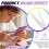 2Pcs Folding Crochet Scissors (3.86"x0.98"x0.24"), for Thread Trimming & Embroidery, Compatible with Sharp Scissors 4