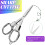 2Pcs Folding Crochet Scissors (3.86"x0.98"x0.24"), for Thread Trimming & Embroidery, Compatible with Sharp Scissors 5