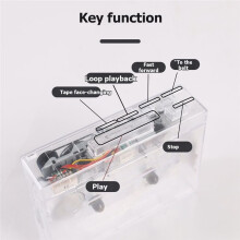 Cassette Player Full Stereo Sound 5V Sound Tape Player for Music Language Learning Home