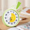 Cute Visual Timer Silent  Manager Kitchen Timer Reminder Round Visualization Countdown Timer Kitchen Cooking C 6