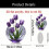 Purple Tulip Acrylic Desktop Decor 1pc 3