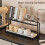 Cup Holder, Storage Rack,Dining Table, Countertop, Glass Cup, Tea Cup, Coffee Cup, Double-Layer Drain Tray Holder 2