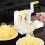 Foldable Vegetable Spiralizer Hand Crank Vegetable Slicer Vegetable Shredder with Extra Blade Box for Cucumber Potato 4