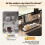 Cup Holder, Storage Rack,Dining Table, Countertop, Glass Cup, Tea Cup, Coffee Cup, Double-Layer Drain Tray Holder 5