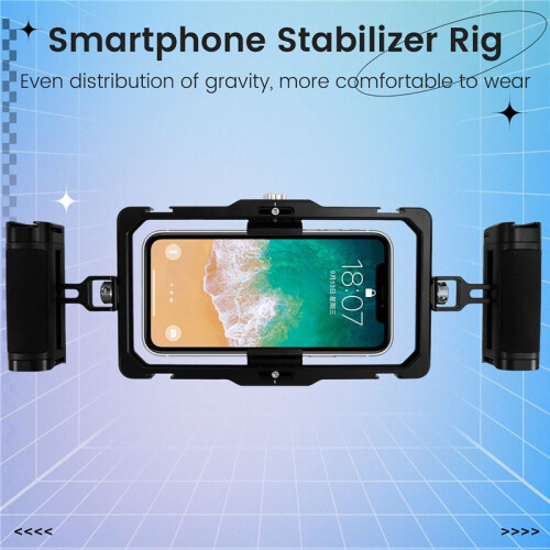 NEEWER Smartphone Stabilizer Rig with  Handle, for  15 Pro Max,  S24 Ultra 1