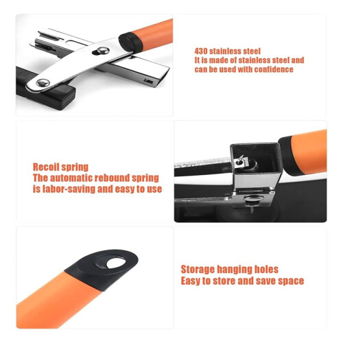 Nut Cracker Tool - Steel Chestnut Opener, Compact Manual Sheller, Durable Stainless Easy Shell Removal 1