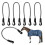 5 Pcs Adjustable Elastic Horse Blanket Strap Easy to Remove and Replace Horse Blanket Leg Straps 3