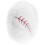 Soft White Plush Baseball Pillow, Comfortable and Versatile, Easy to Clean Decorative Cushion 4