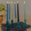 BalsaCircle8Blue11" LED blandede koniske flammeløse lys til bryllupsreception 3