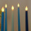 BalsaCircle8Blue11" LED blandede koniske flammeløse lys til bryllupsreception 6