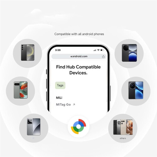 Tracker with Protective Cover for Android,  Key Finder & Luggage Locator for  Find My Device App 2