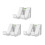 3Pcs for PS4PS5 Game Controller Hanging Stand Gamepads Wall Mount Holder Headset Bracket for   B 1