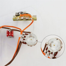Pre-Wired Wiring Kit for ST/SQ HSH HH and Similar Style Electric Guitar, Great for Wiring Coil Tapping,