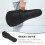 Beginner Ukulele Protective Case Black Rectangular 1Pcs 22X8X3In 6