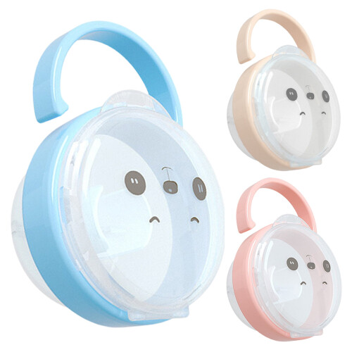 Bosca Stórála Teether Pacifier Inaistrithe do Leanbh atá Cruthúnas Deannaigh 1