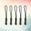 Handbag Zipper Puller Black 20 Pcs 7
