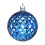 Christmas Ball Set Electroplated Silver Blue 36 Pcs 4
