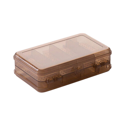 Clear Plastic Jewelry Organizer Box with 10 Compartments 1
