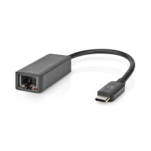 USB-Netzwerkkarte | USB 3.2 Gen 1 | 2,5 Gbps | USB-C Stecker | RJ45 Buchse | 0,20 m | Rund | Vernickelt | Getöntes Kupfer | Schwarz | Box