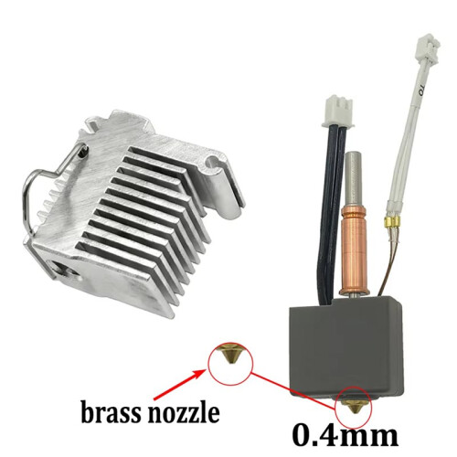 3D Printer Accessories for  Kobra 3 Extruder  Hot End Kit Nozzle(0.4mm) 1