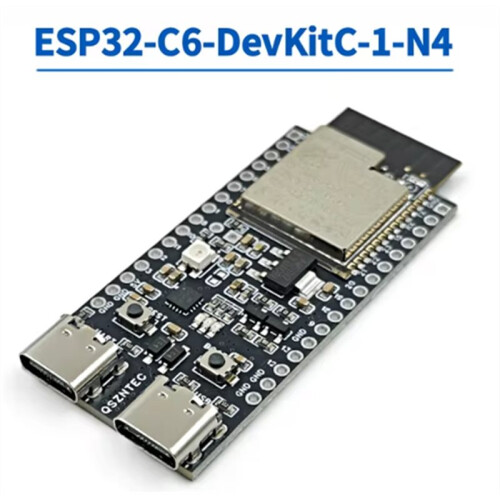 ESP32-C6-DevKitC-1 ESP32-C6 Core Board WIFI6 BLE Zigbee Ultra-Low Power Consumption Compatible ESP32 Series Modules 1