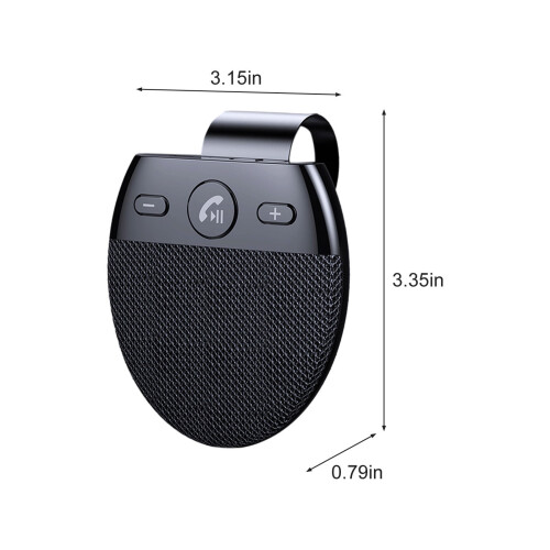 Bluetooth Hands-Free Car Visor Speaker for Leodye, HD Voice 2