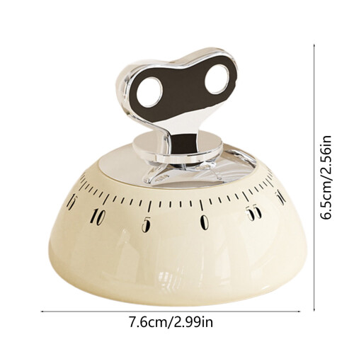 60-Minute Mechanical Kitchen Timer for Cooking, Baking, Exercise – Wind-Up, Durable, Accurate Countdown Timer 2
