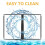 Transparent Menu Folder PVC Kitchen Use 1Pcs 5