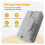 Foot Operated Dimmer  Full Range Inline Slide Control  Floor Lamp LED Light Incandescent Bulb EU Plug 5