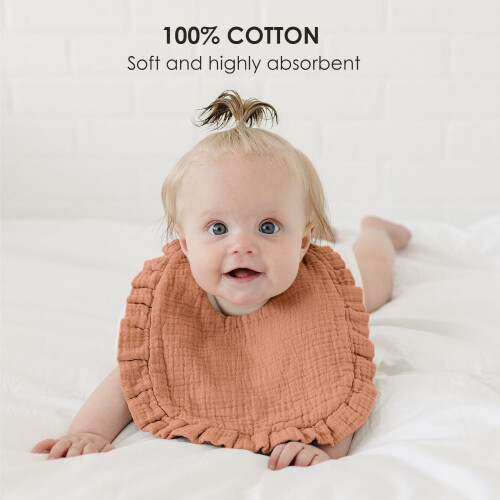 Baby-Mulltücher, Baumwoll-Sabberlätzchen-Set, 6er-Pack 1
