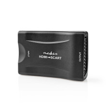 HDMI Konverter | HDMI Eingang | SCART Buchse | Einweg | 1080p | 1.2 Gbps | ABS | Schwarz