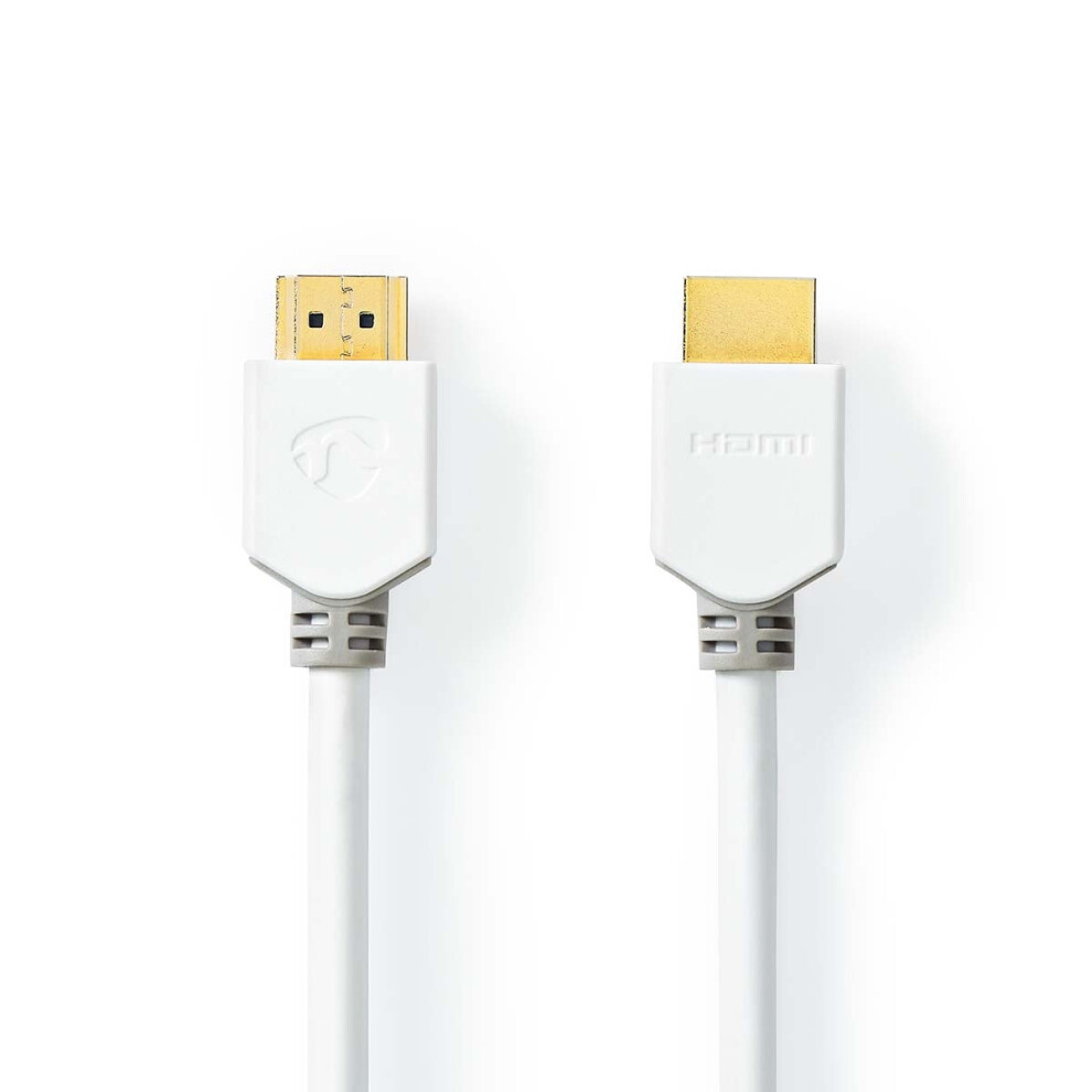 High Speed Hdmi Cable With Ethernet | Hdmi Connector | Hdmi Connector | 4K@60Hz | Arc | 18 Gbps | 1.50 M | Round | Pvc | | Box White 5412810336180