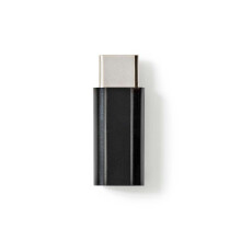 Adaptador USB-C | USB 2.0 | USB-C Macho | USB Micro-B Fêmea | 480Mbps | Rodada | Banhado a ouro | Antracite | Caixa
