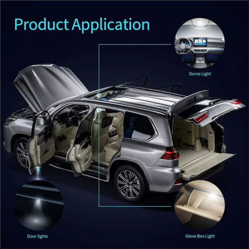 42 Pieces Interior Car Lights, Super Bright White Dome Tail Cab Lights Bulb Kit Set , LED Bulb 2
