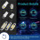 42 Pieces Interior Car Lights, Super Bright White Dome Tail Cab Lights Bulb Kit Set , LED Bulb 5