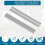 2.5"Carbide Scraper Blades 2 Pack, Double-Edged Reversible Replacement Tungsten Steel Scraper Blades 2