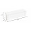 Caixa de armazenamento branca BMLRBL 13,5 x 3,5 x 3,5 polegadas (pacote com 50) 5